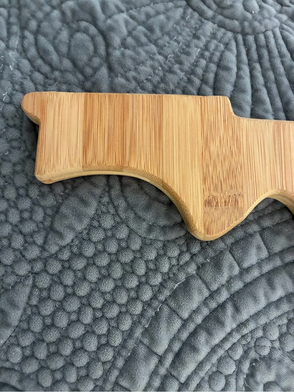 Florida-Shaped Bamboo Serving Board - Natural Wood