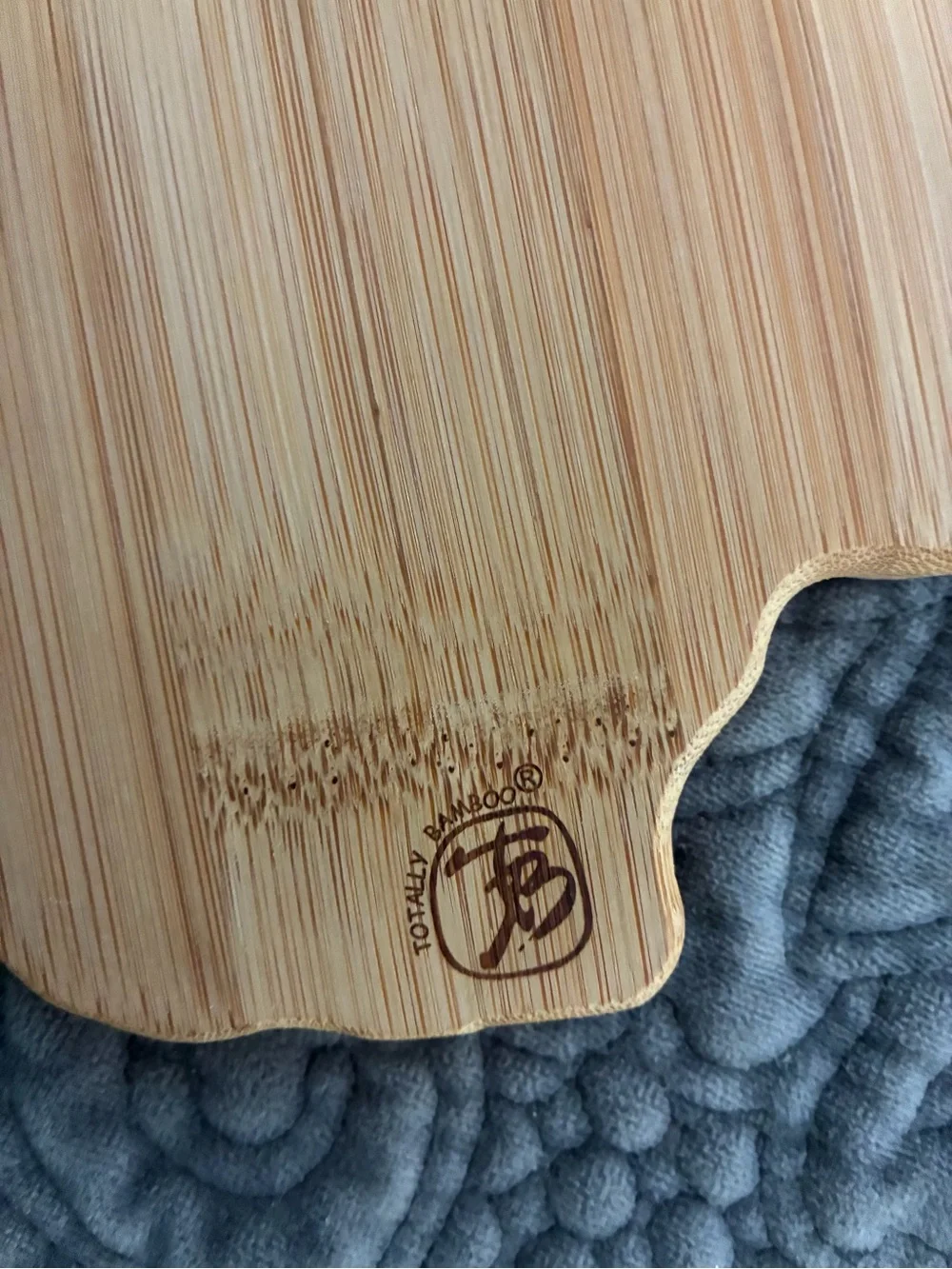 Florida-Shaped Bamboo Serving Board - Natural Wood