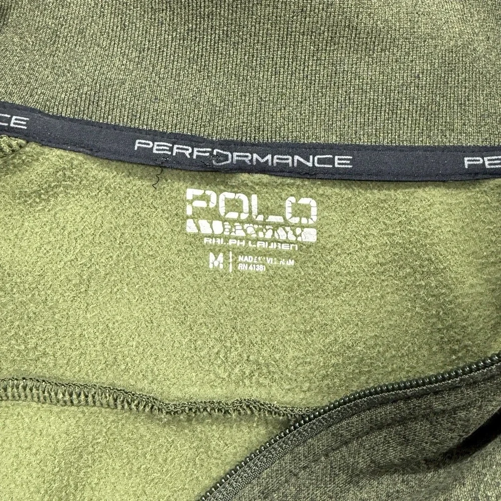 Polo‎ Ralph Lauren Sport Performance Full Zip Jacket Men M  Green