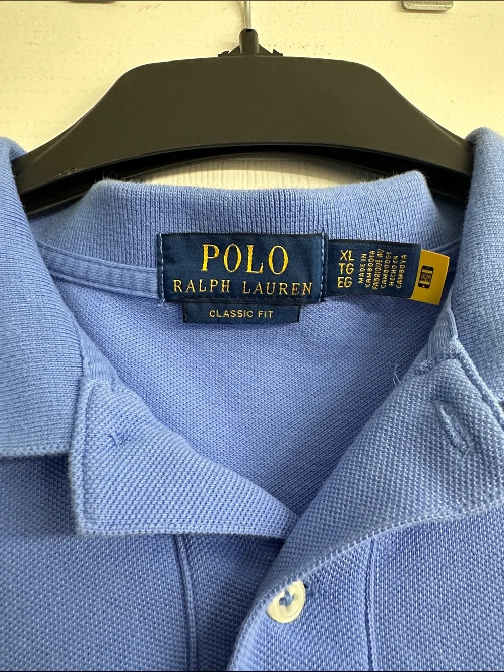 Polo by Ralph Lauren Light Blue Short-Sleeve Polo with Contrast Tipping