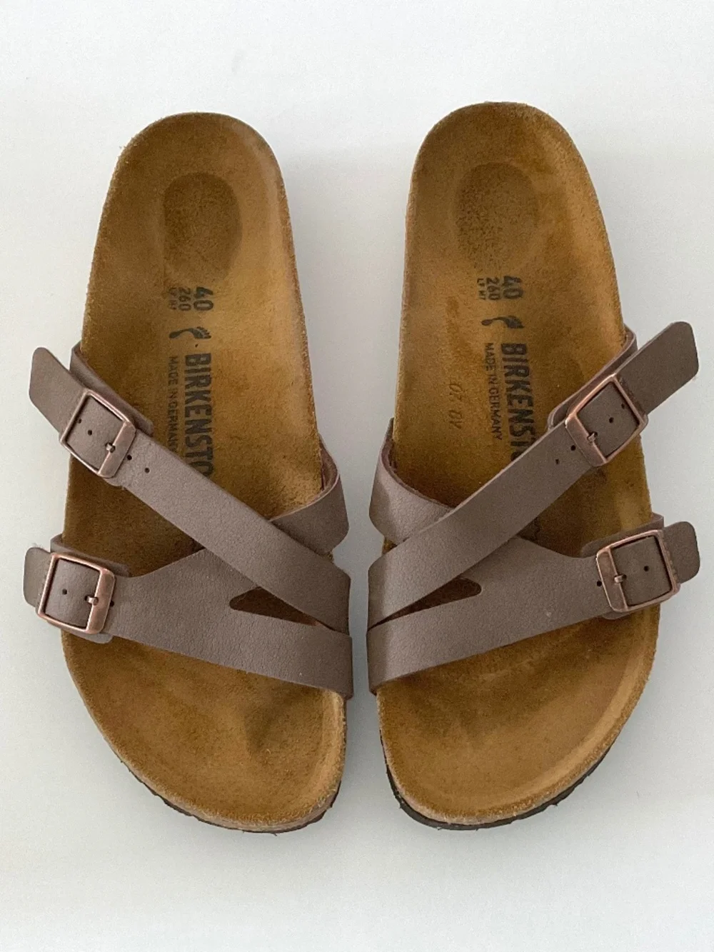 BIRKENSTOCK Yao Strap Sandal in Mocha Size 9 LIKE NEW