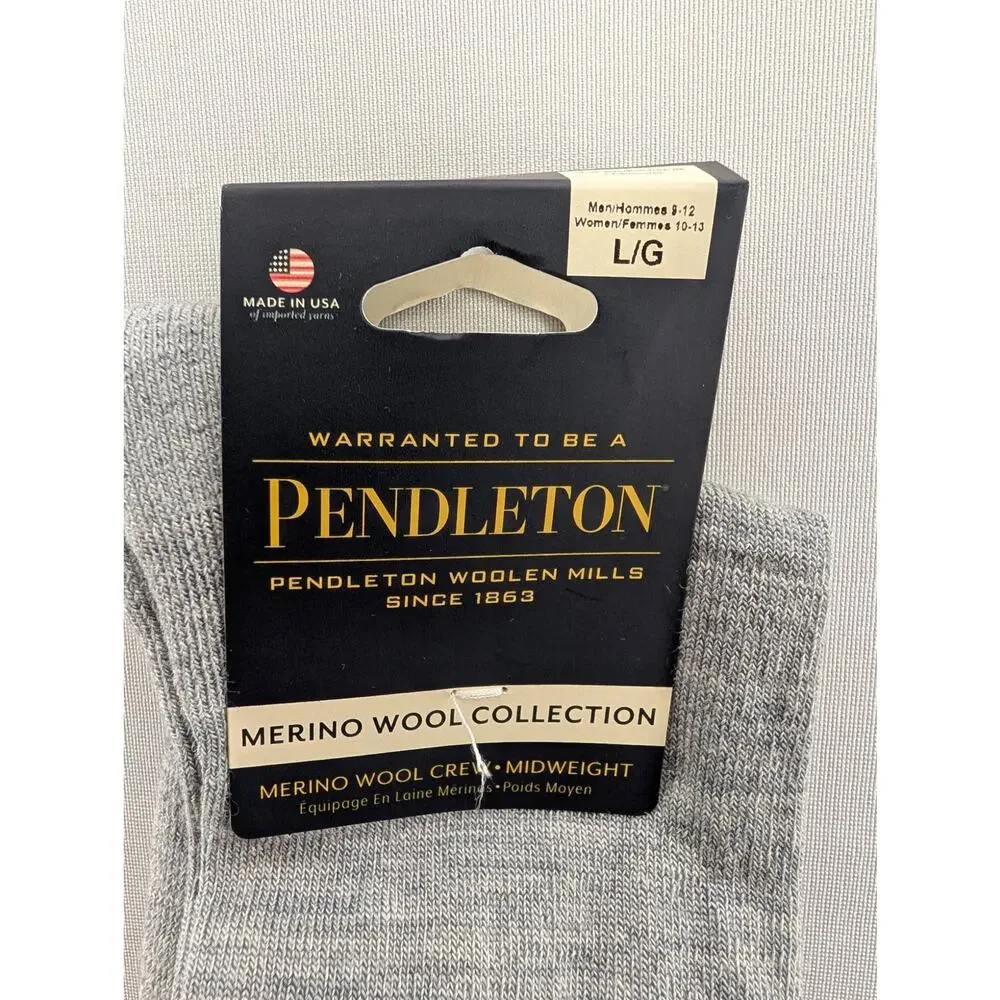 NWT Pendleton Cowboy Camp Socks in Blue/Brown size Large