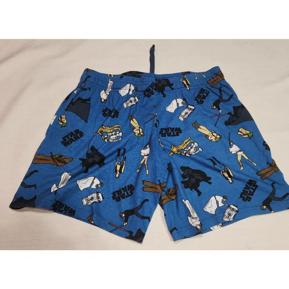 Star wars pajama shorts size medium men's