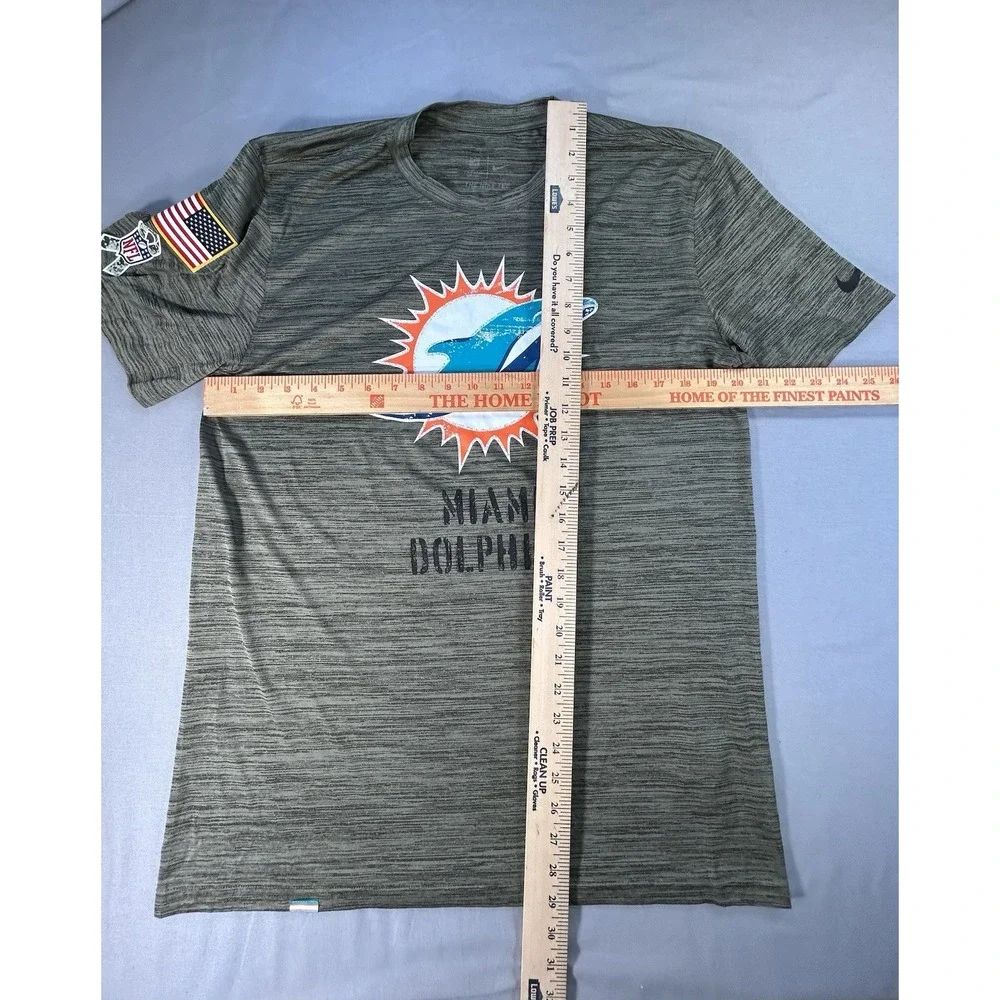 Nike Dri Fit Miami Dolphins NFL‎ Football Shirt Size Men's Large