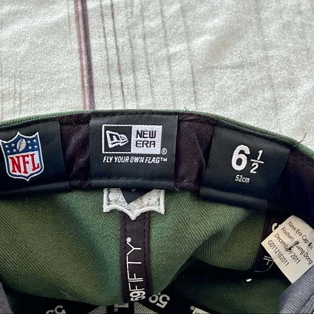New York Jets New Era 59Fifty NFL AFC Fitted Hat Cap Size‎ 6 1/2 (Youth)