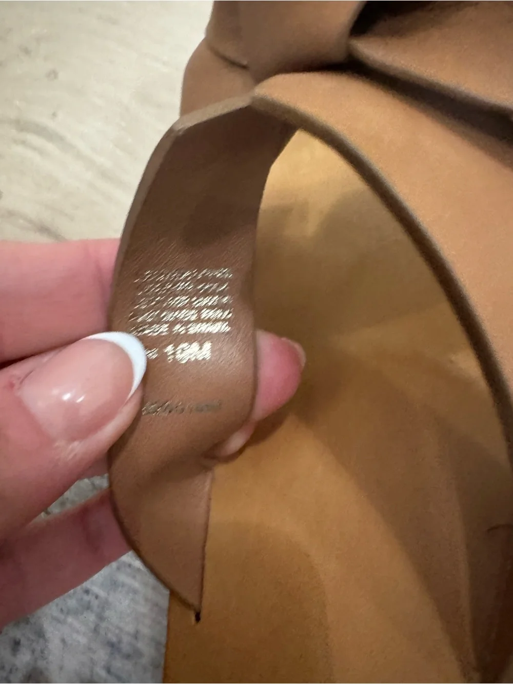 Antonio Melani Leni Leather Knotted Bow Flat Sandals, Size 10