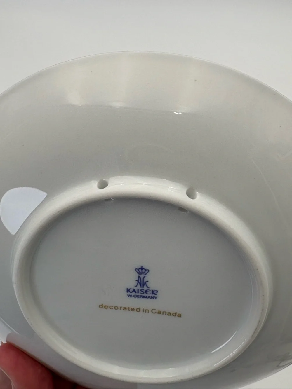 AK Kaiser painted plate