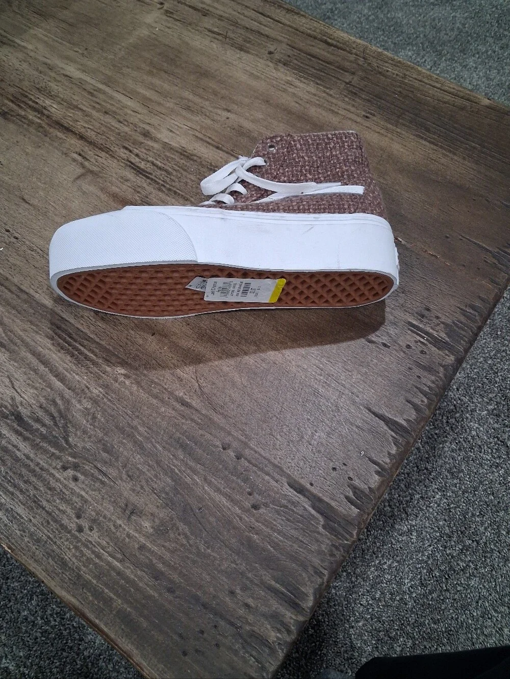Vans chunky white