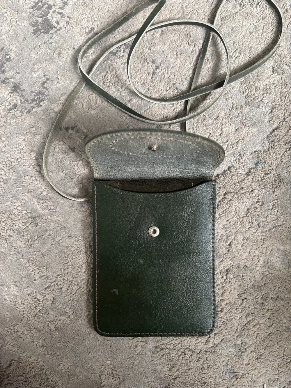 Handmade dark green