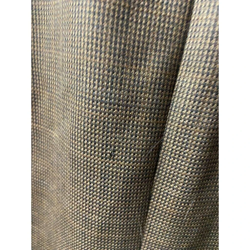 VTG Lauren Ralph Lauren Men 42R Brown Tweed 100% Wool Blazer Sport Coat Woolmark
