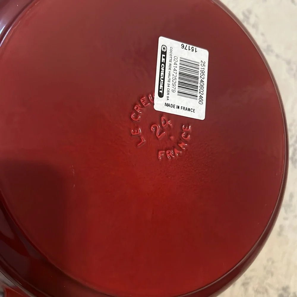 Le Creuset Red Enameled Cast Iron Cookware