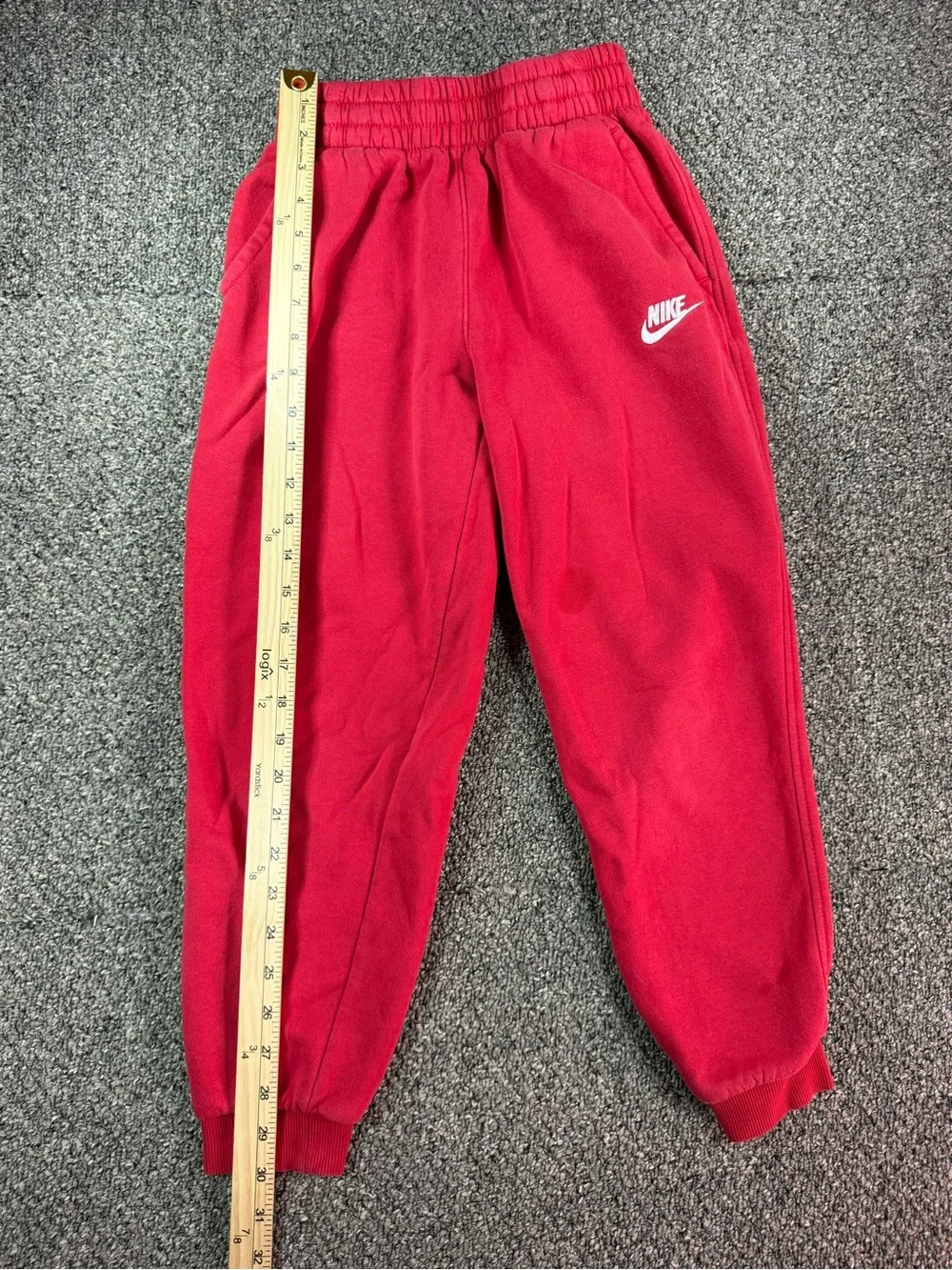 Nike Kids Bright Red Jogger Sweatpants