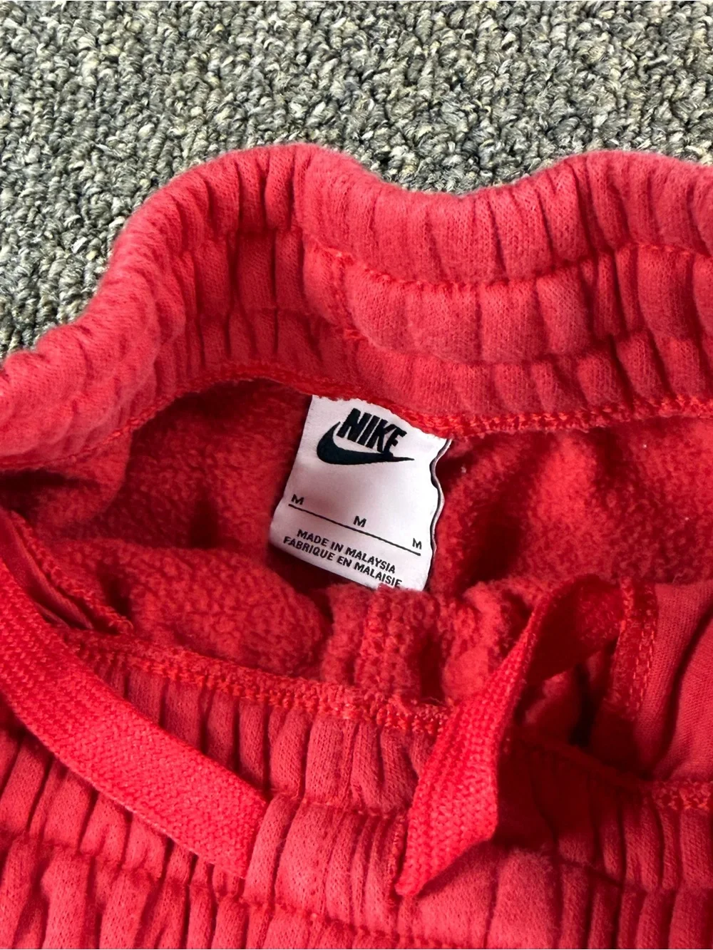 Nike Kids Bright Red Jogger Sweatpants