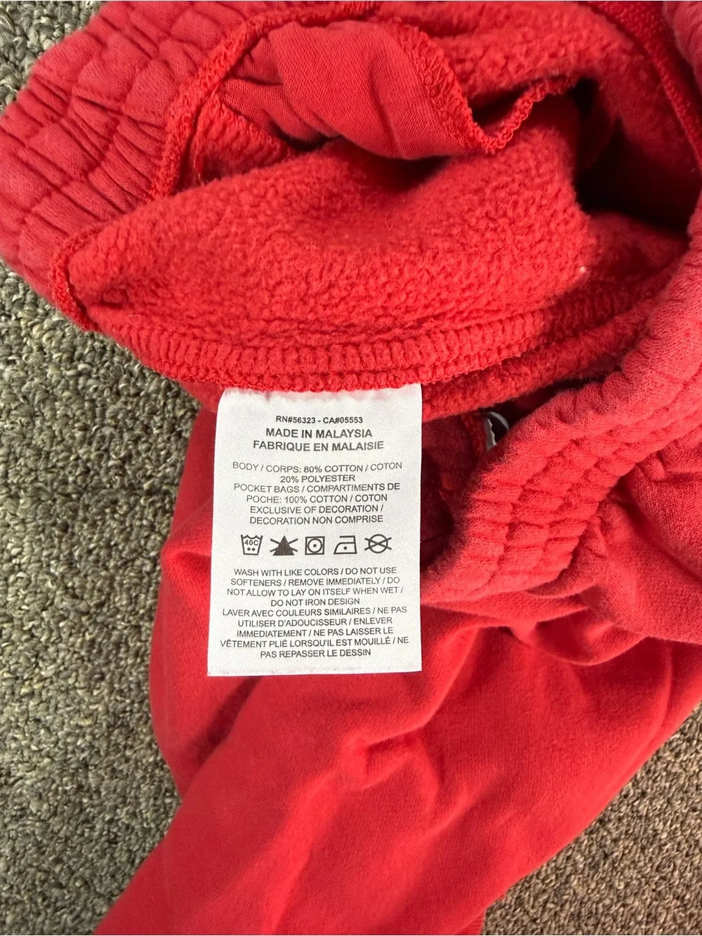 Nike Kids Bright Red Jogger Sweatpants