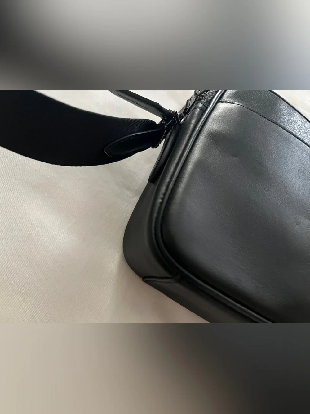 Coach Graham Crossbody Messenger Bag Black