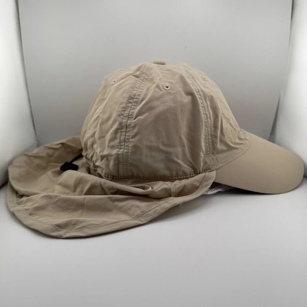 Columbia Sun Hat Unisex OS Tan Excellent Cachalot Neck Cape Fishing Hiking