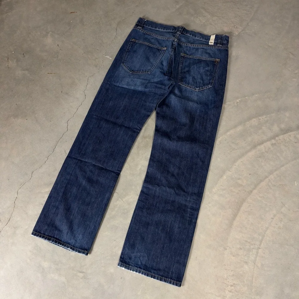 Vintage DC Shoes‎ Loose Miner Jeans Mens 34 Blue Baggy Skater Streetwear