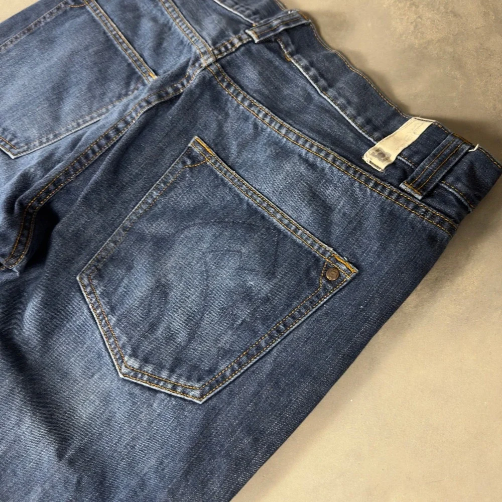 Vintage DC Shoes‎ Loose Miner Jeans Mens 34 Blue Baggy Skater Streetwear