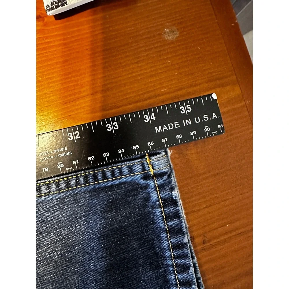 Vintage DC Shoes‎ Loose Miner Jeans Mens 34 Blue Baggy Skater Streetwear
