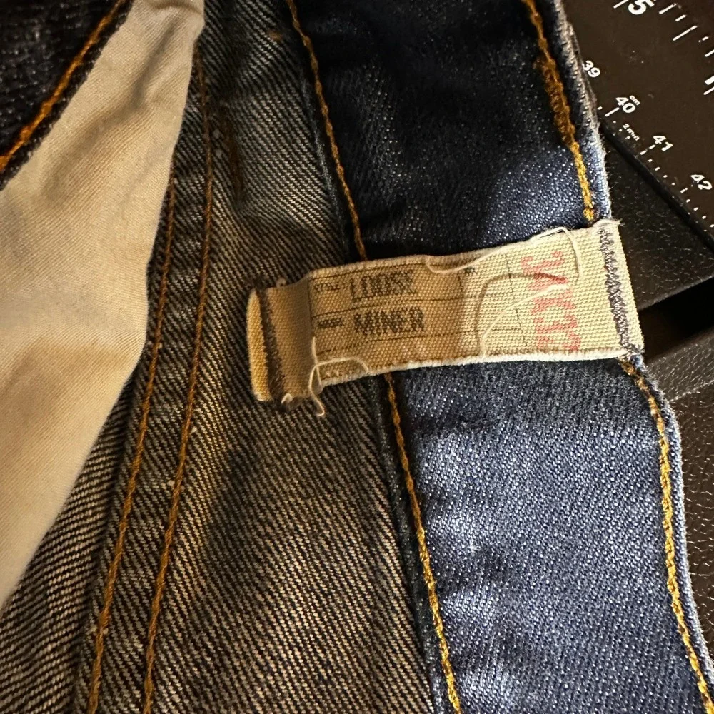 Vintage DC Shoes‎ Loose Miner Jeans Mens 34 Blue Baggy Skater Streetwear