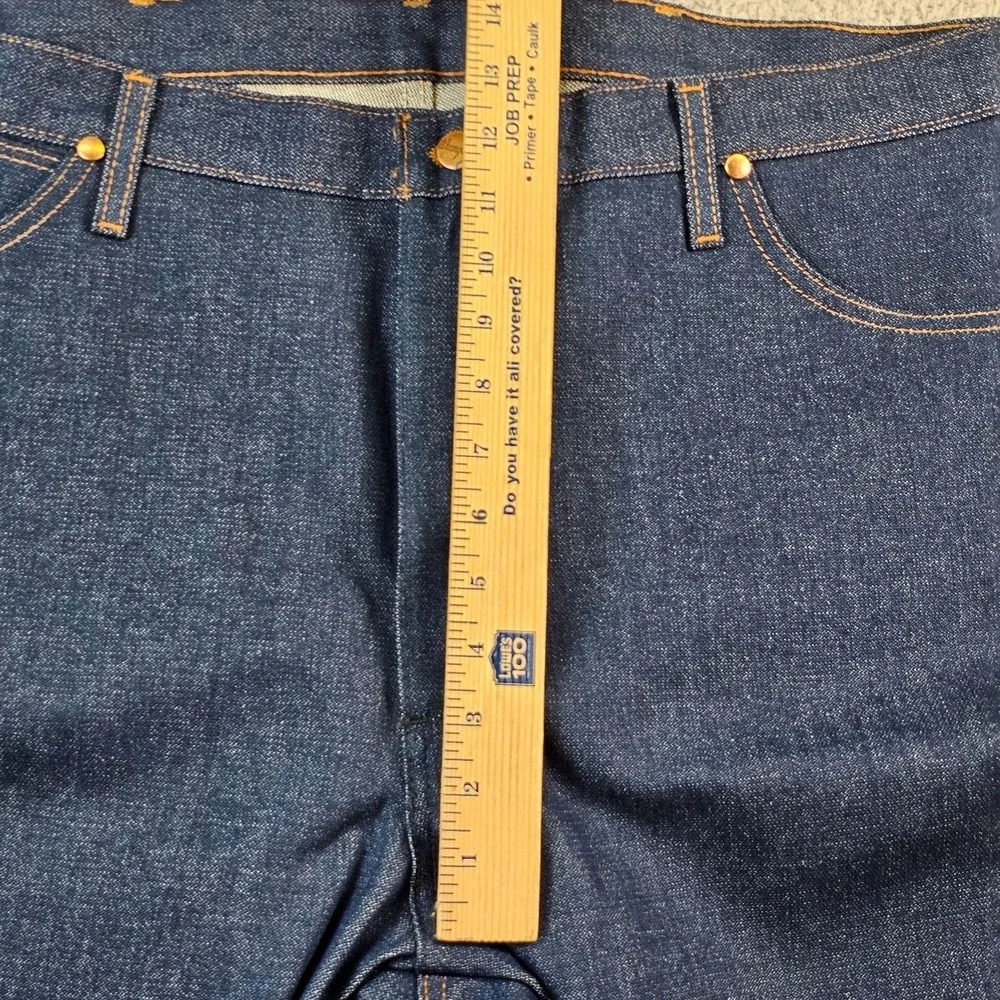 Wrangler Cowboy Cut Jeans Mens 40x30 Blue Bootcut Denim Dark Wash 13MWZ