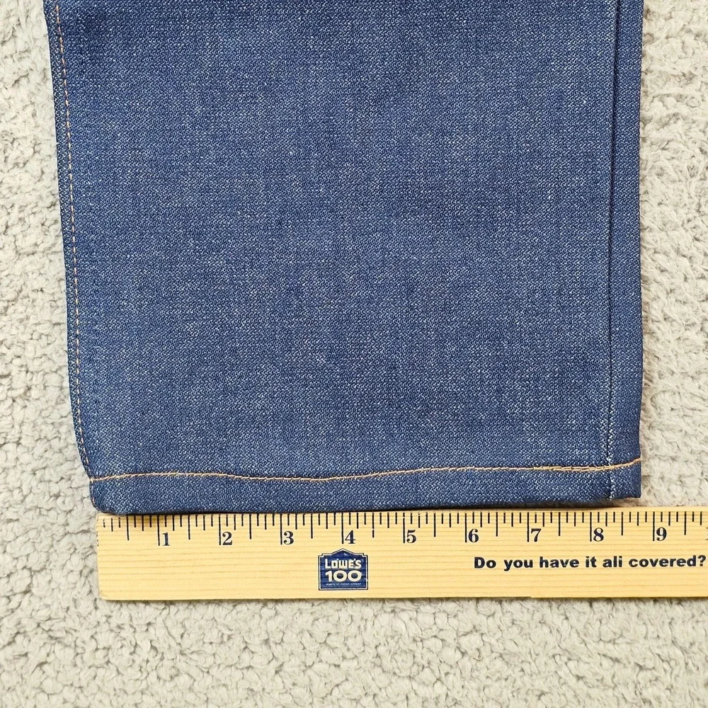 Wrangler Cowboy Cut Jeans Mens 40x30 Blue Bootcut Denim Dark Wash 13MWZ