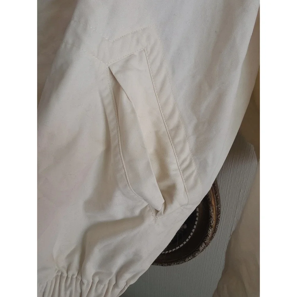 Vintage London Fog off white cream men's medium spring jacket