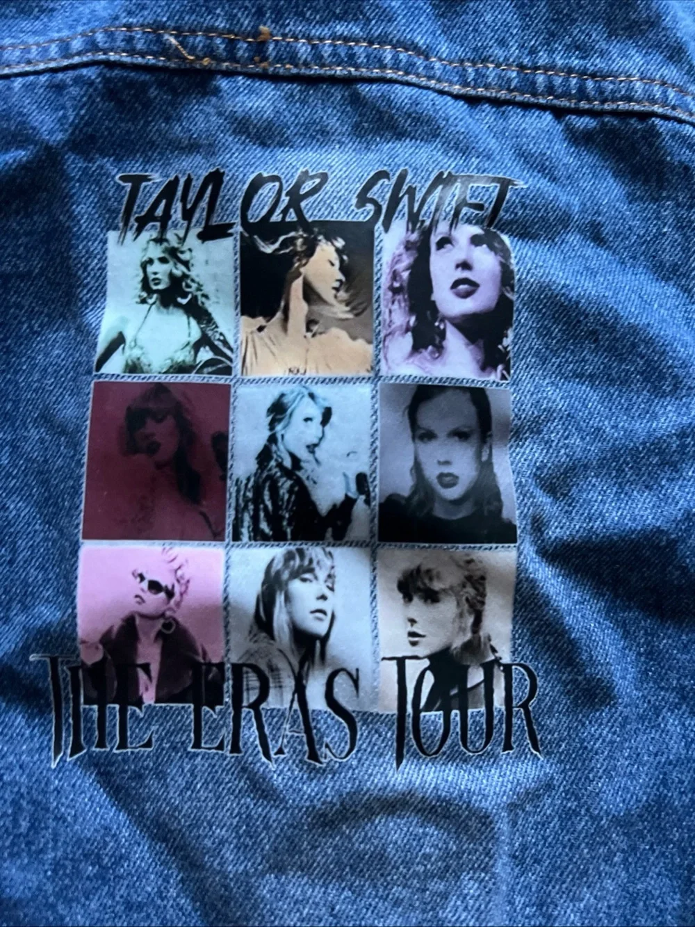 Tailor Swift Jean Jacket The Eras Tour Size Small