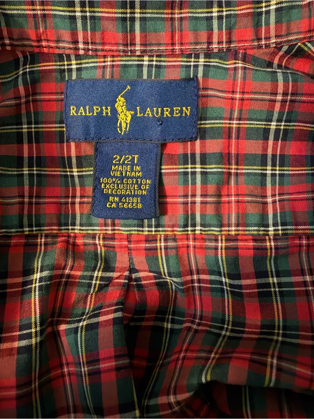 Ralph Lauren sleeve christmas