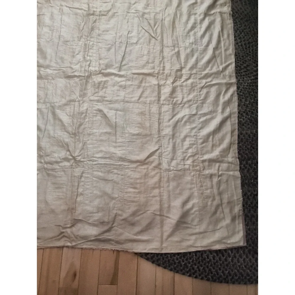 Antique Very Old‎ Estate Find Handmade Silk Satin Lap Bed Quilt 64x69