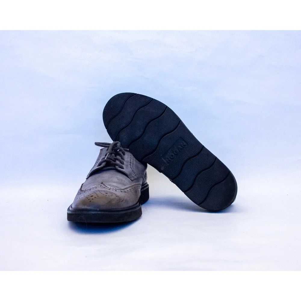 465$‎ HOGAN Chunky Sole Distressed Brogues Sz 10