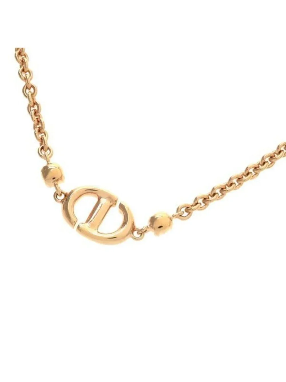 Dior CD Navy Necklace