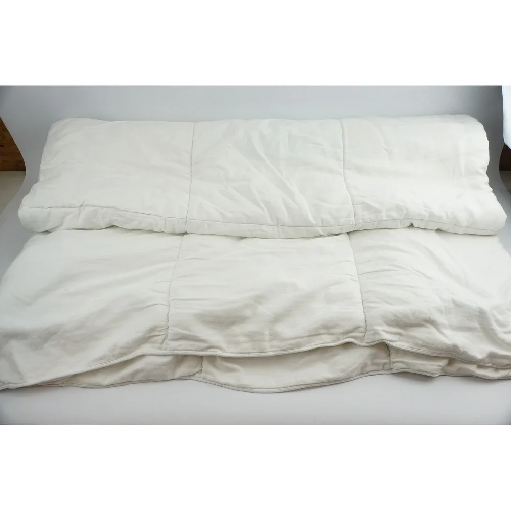 Ralph‎ Lauren Comforter Full/Queen White Cotton Quilted Textured Good