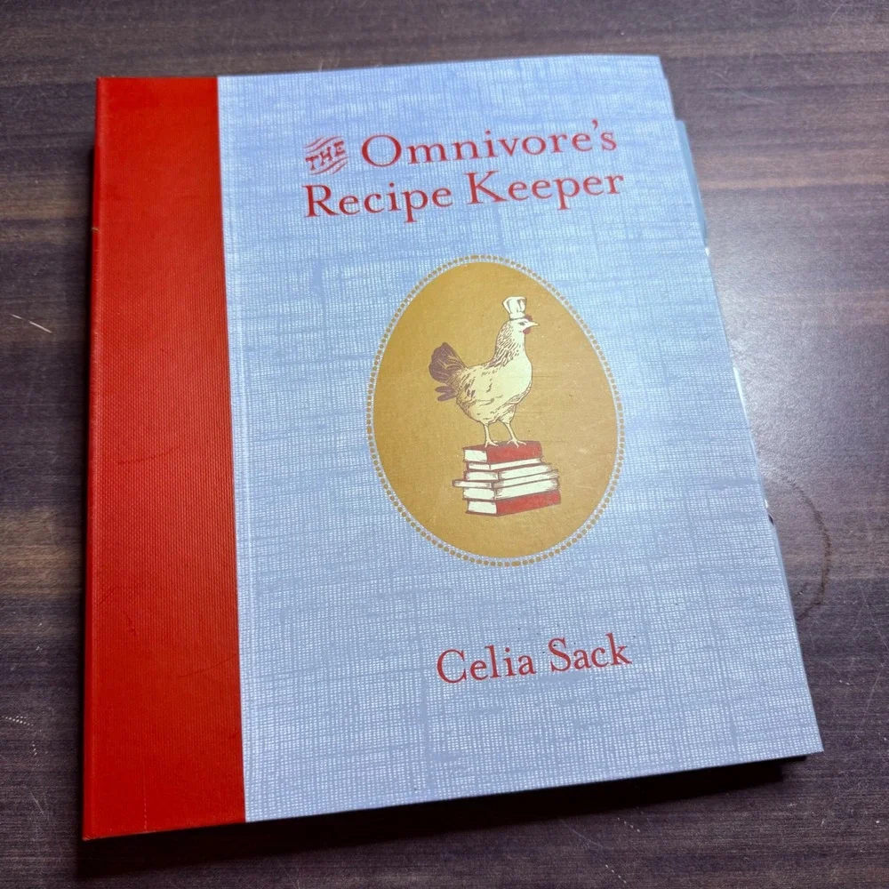 The Omnivore's Recipe Keeper Celia Sack Ten Speed Press‎ Spiral Recipe Journal