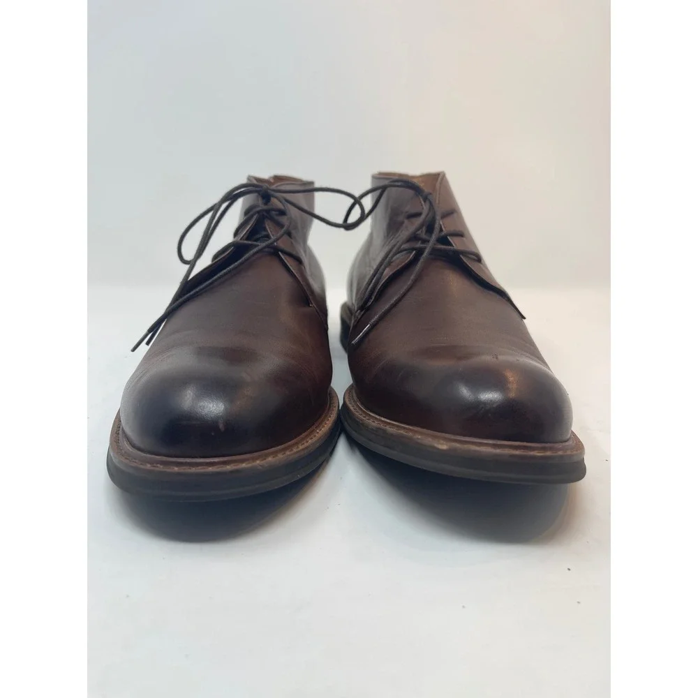 Aldo Chukka Boots Mens Brown Leather Good Lace Up‎ Desert Boots