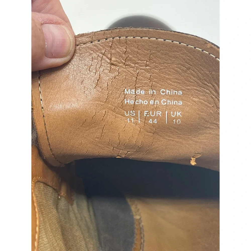 Aldo Chukka Boots Mens Brown Leather Good Lace Up‎ Desert Boots