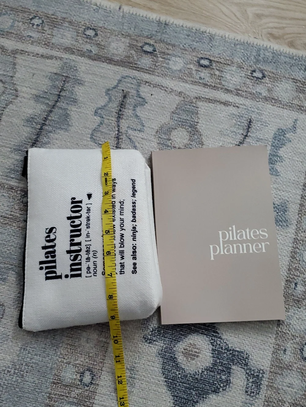 Pilates Instructor Gift Set Class Planner And Zip Pouch