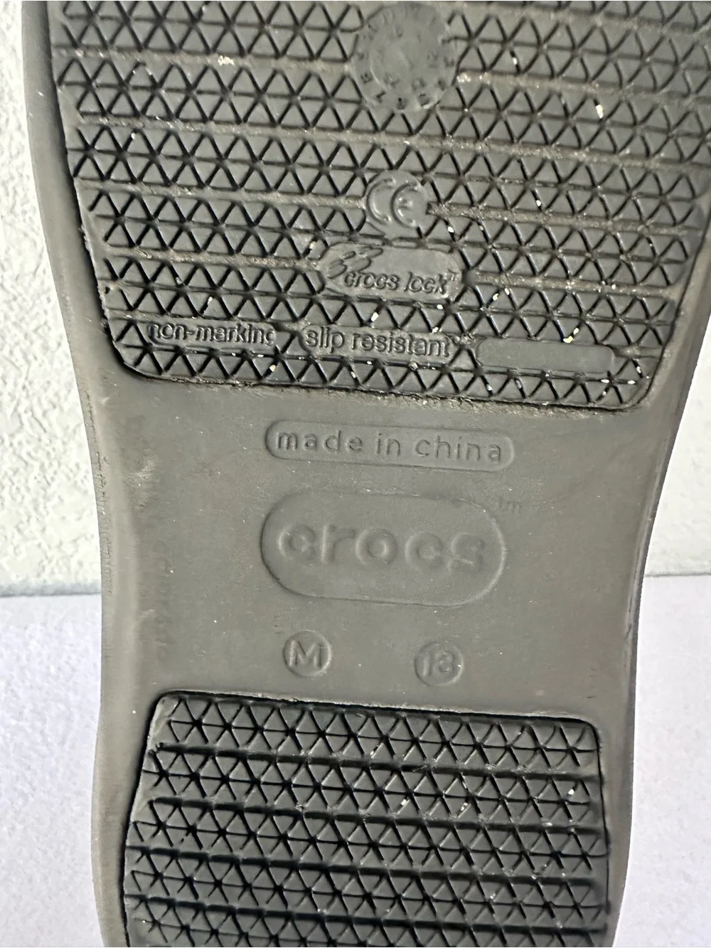 Crocs Bistro Work Clogs Mens Size 13 Black Slip Resistant Chef Nursing Shoes M13