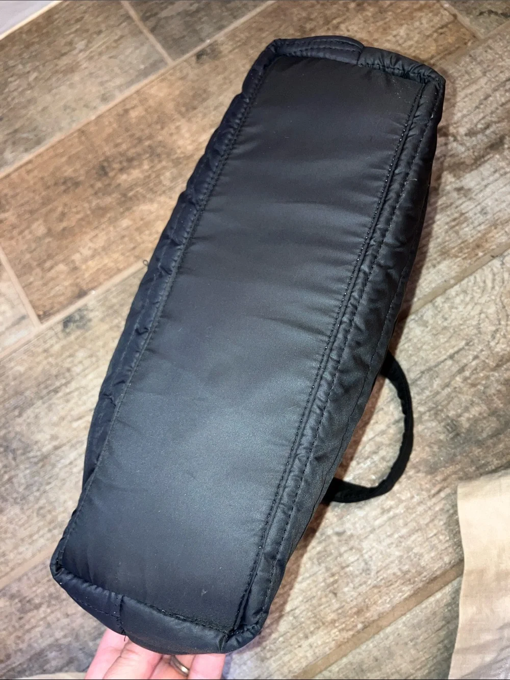 DABNEY LEE  Black Quilted Toiletry Bag with Front Zip