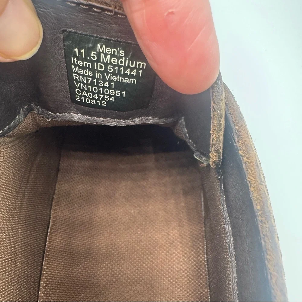 L.L.Bean Stonington Chukka Boots Men’s 11.5 Brown Oiled Leather 511441 Desert