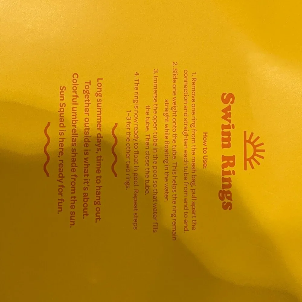 Sun Squad supplies swim while