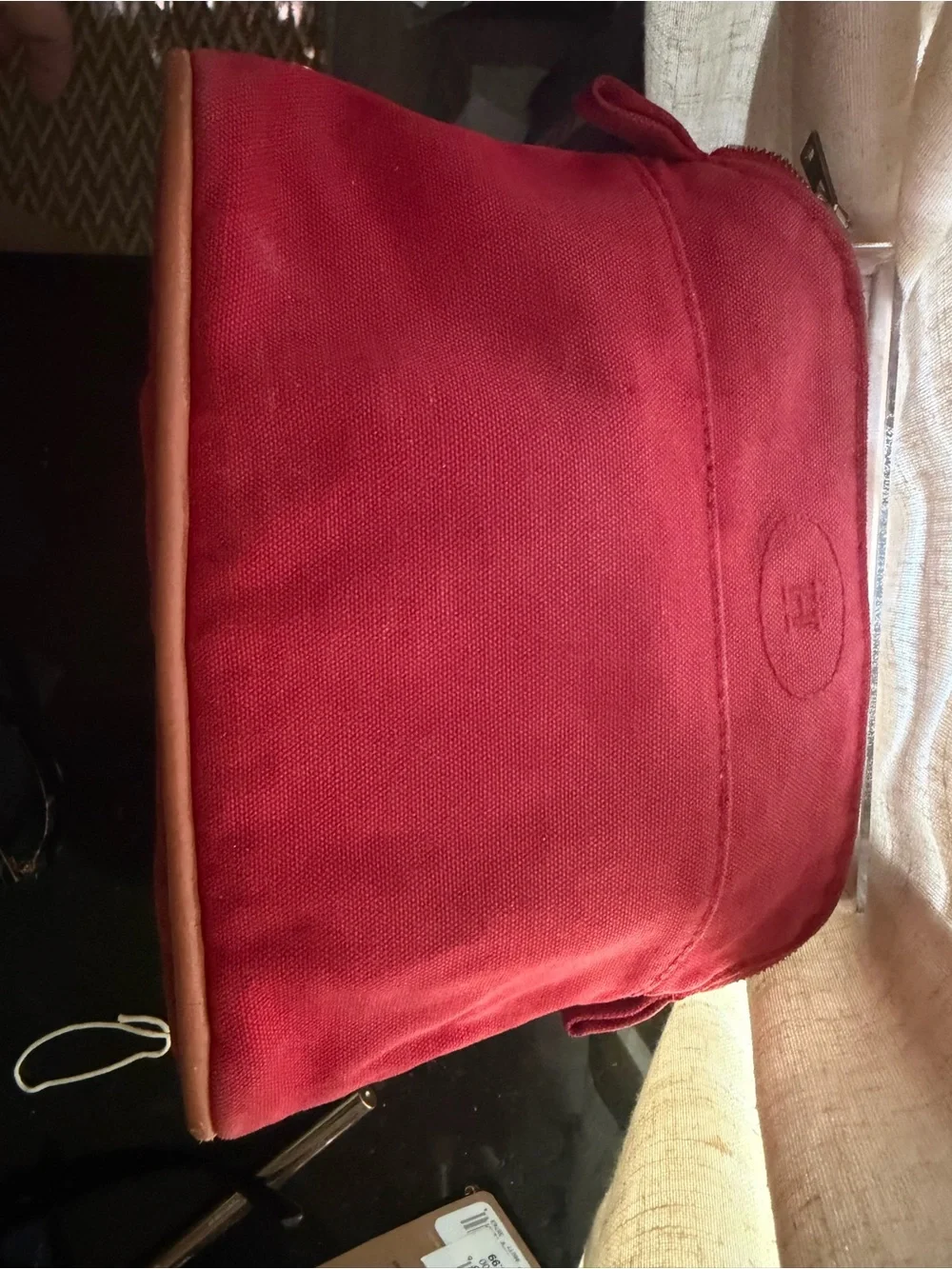 Hermes makeup pouch