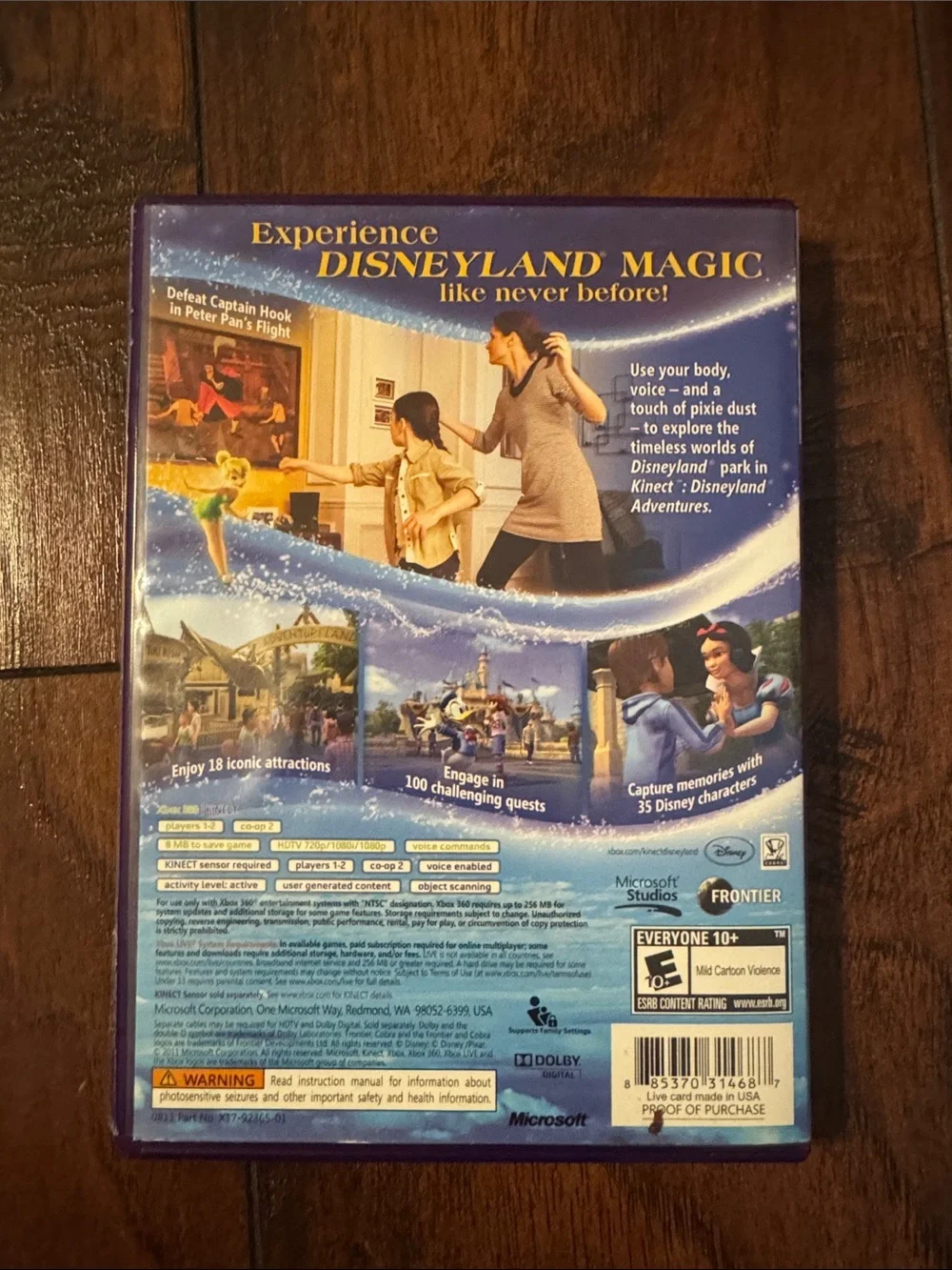 XBOX 360 Kinect: Disneyland Adventures