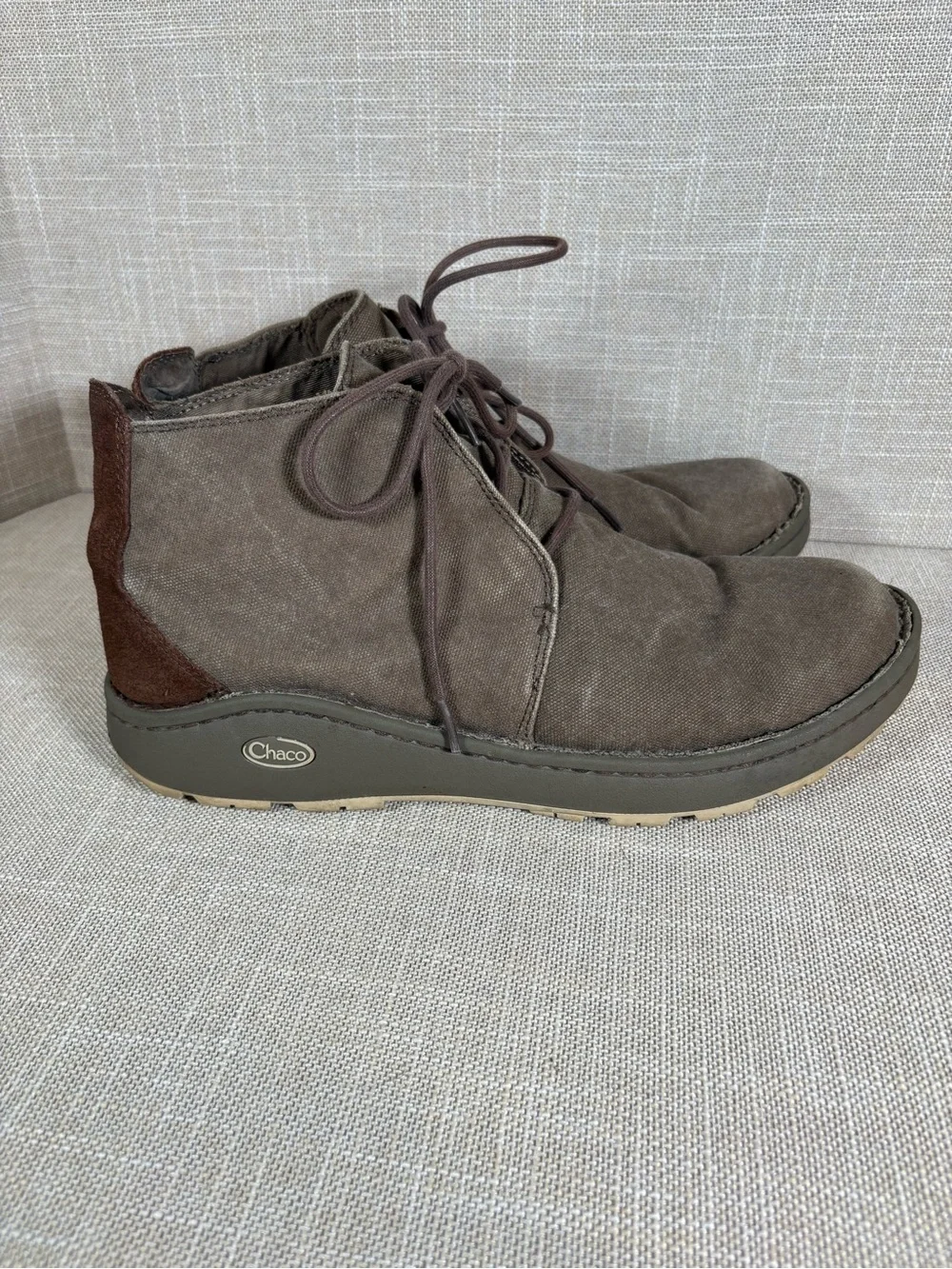 Chaco Men's Brown Canvas Chukka Boots