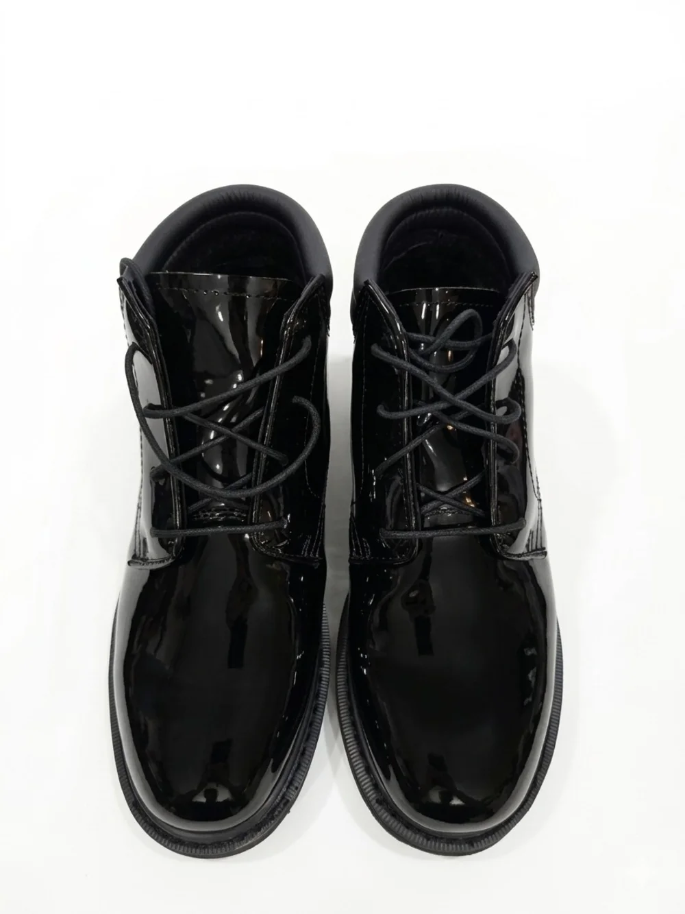 X.Rocky Dress Leather High Gloss Chukka Boots Black Men's 9M FQ00500-8