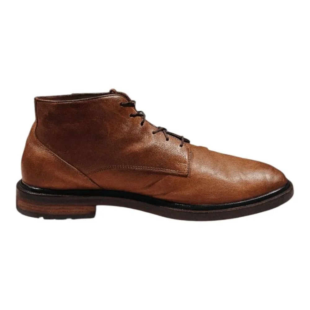COLE HAAN Cranston Brown Leather Lace-Up Chukka Boot Size 13M