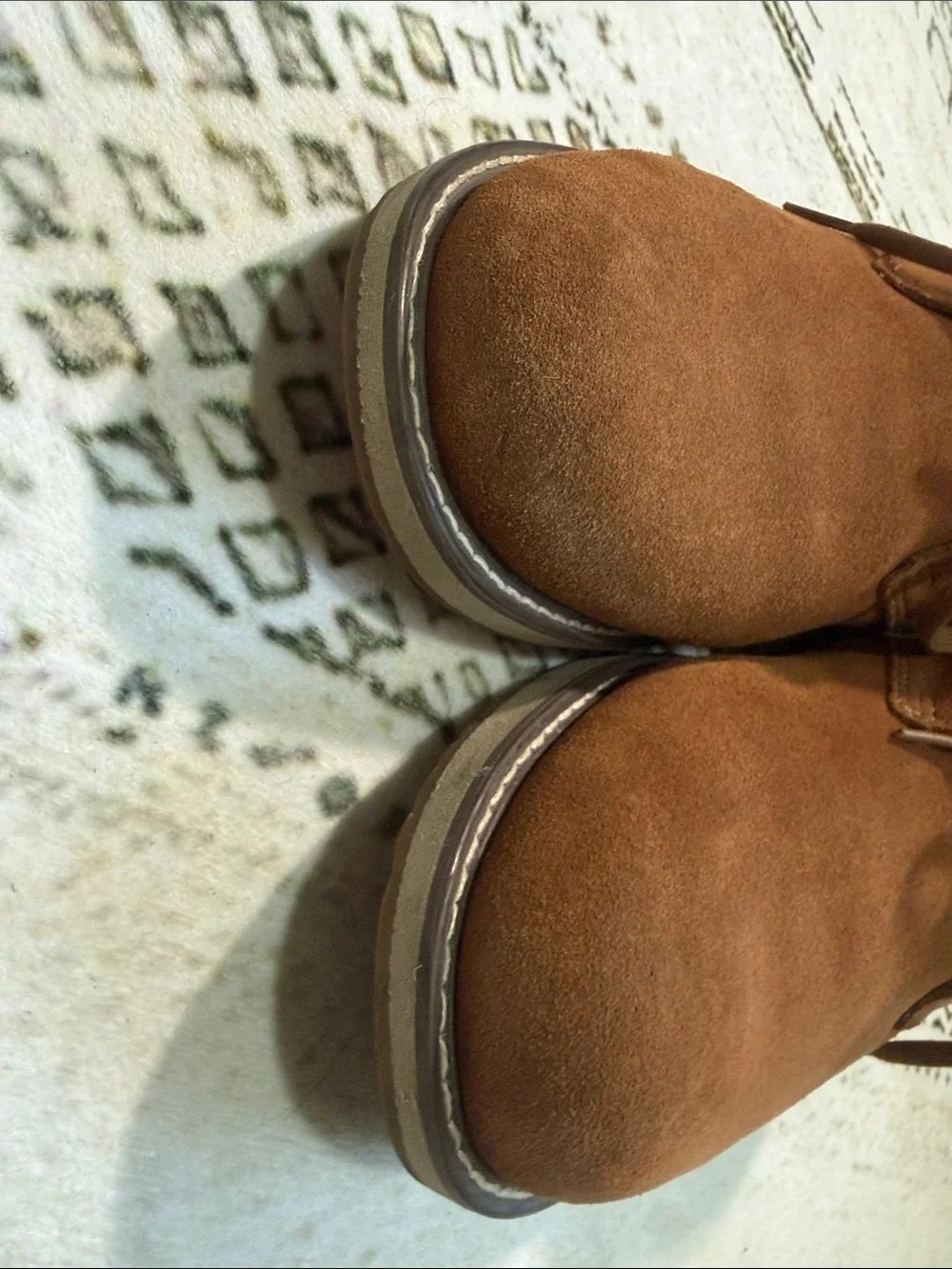 L.L. Bean Men's Suede Chukka Boots - Chestnut Brown