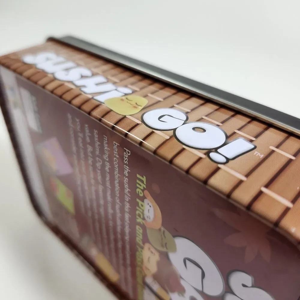 Sushi Go Pick & Pass Card Game in Metal Tin Box by Gamewright Family Party Fun