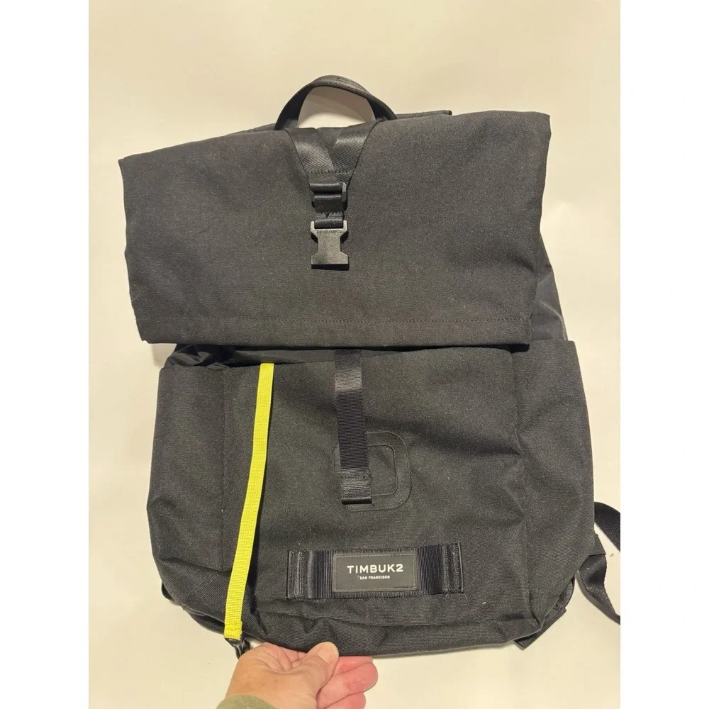 Timbuk2 The Backpack Tuck Black Roll-Top 15L Fits 15