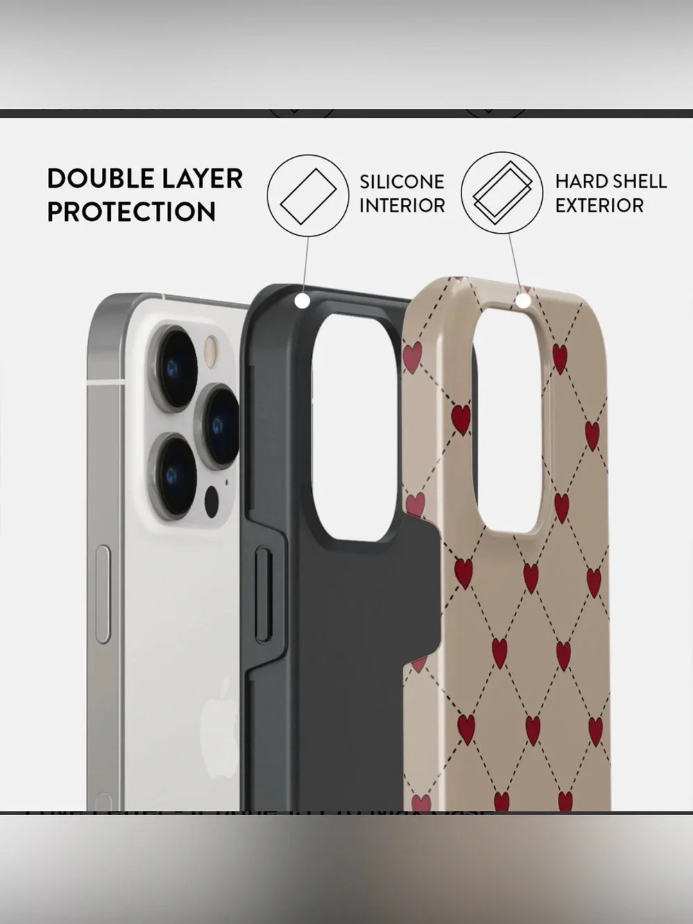 BURGA phone case, ring holder, and AirPods case